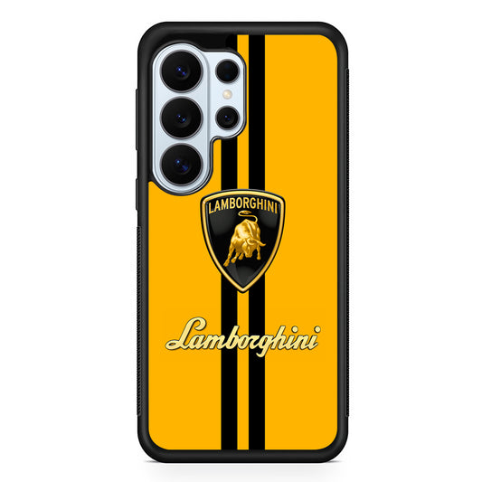 Lamborghini Logo Yellow Samsung Galaxy S26 Ultra Case | Protective Phone Cover