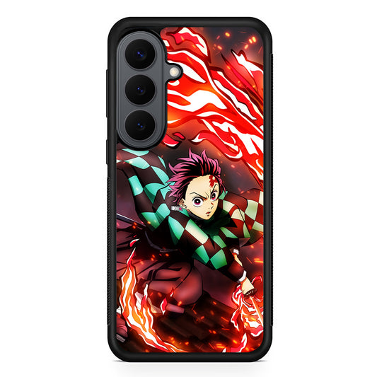 Tanjiro Kamado Demon Slayer Anime Samsung Galaxy S26 Plus Case | Slim Rubber Case for Samsung Galaxy S26 Plus