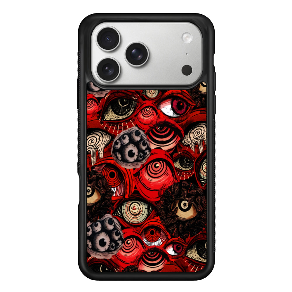Deadly Eyes Demon iPhone 17 Pro Case | Slim Rubber Case for iPhone 17 Pro