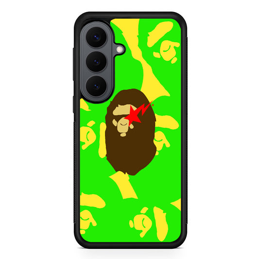 Bape Green Screen Samsung Galaxy S26 Plus Case | Slim Rubber Case for Samsung Galaxy S26 Plus