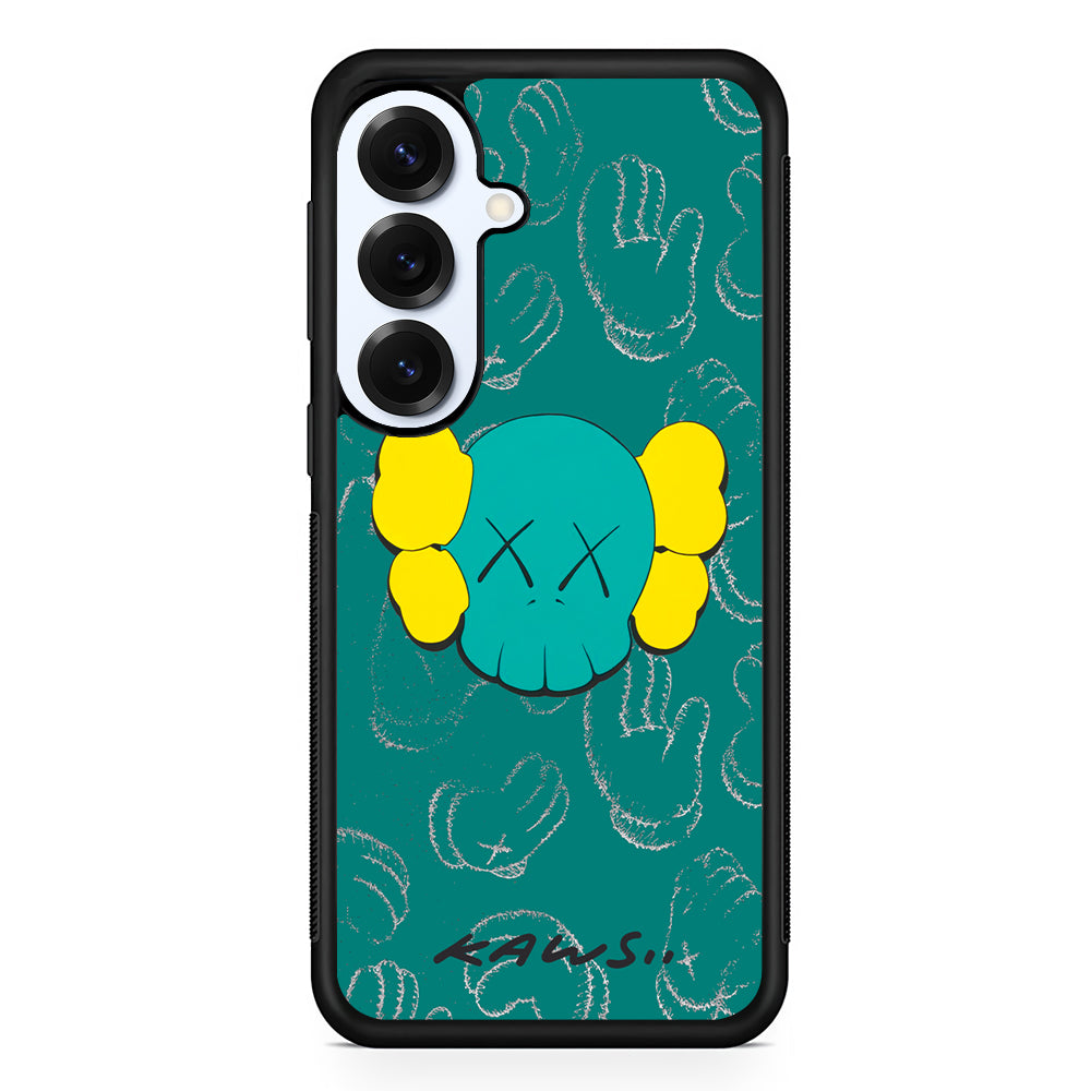 Kaws Face Tosca Touch Samsung Galaxy S25 Plus Case | Slim Rubber Case for Samsung Galaxy S25 Plus