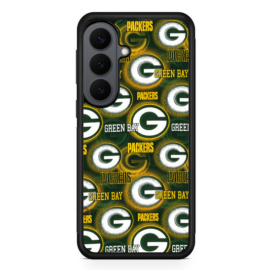 Green Bay Packers Pattern Samsung Galaxy S26 Plus Case | Slim Rubber Case for Samsung Galaxy S26 Plus