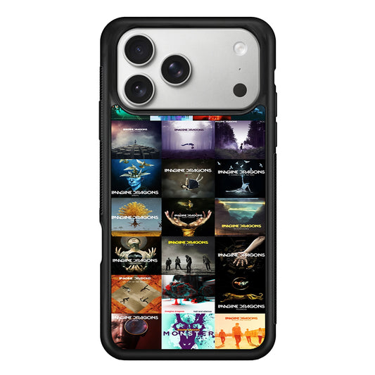 Imagine Dragons Album Collection iPhone 17 Pro Case | Slim Rubber Case for iPhone 17 Pro