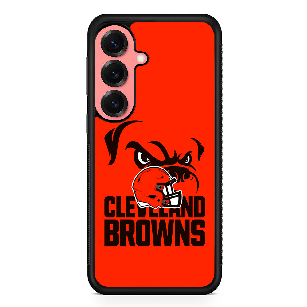 Cleveland Browns Helmet Samsung Galaxy S25 Case | Protective Case for Samsung Galaxy S25
