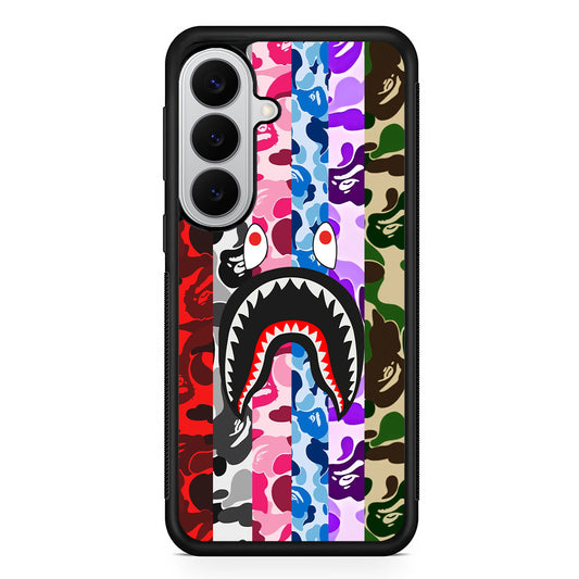 Bape Colorfull Camo Samsung Galaxy S26 Case | Slim Rubber Case for Samsung Galaxy S26