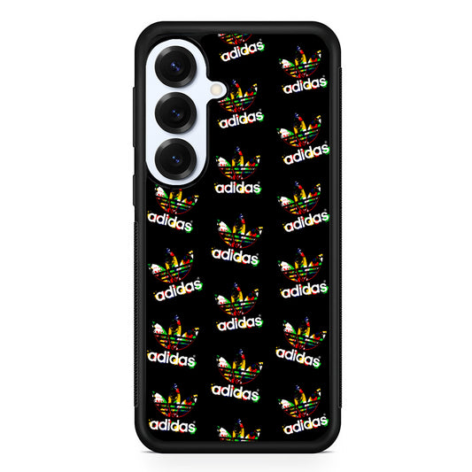 Adidas Logo Collection Pattern Samsung Galaxy S25 Plus Case | Durable Samsung Galaxy S25 Plus Phone Case