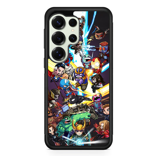 Chibi Avengers Kawaii Samsung Galaxy S25 Ultra Case | Durable Rubber Case for Samsung Galaxy S25 Ultra