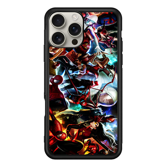 Spiderman Multiverse Collection iPhone 16 Pro Max Case | Stylish Protective Case for iPhone 16 Pro Max