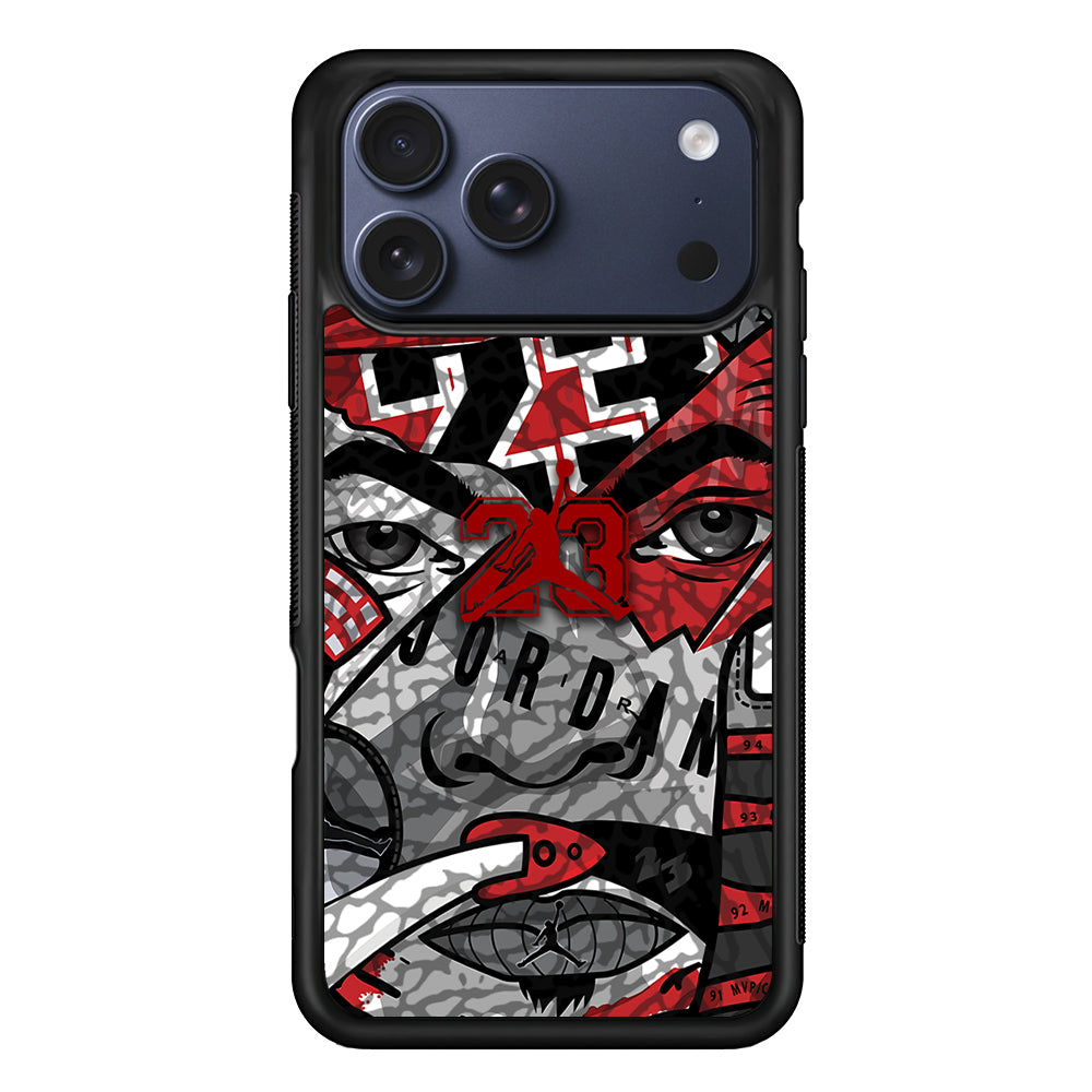 Air Jordan Face Without Mask iPhone 17 Pro Max Case | Durable Rubber Case for iPhone 17 Pro Max