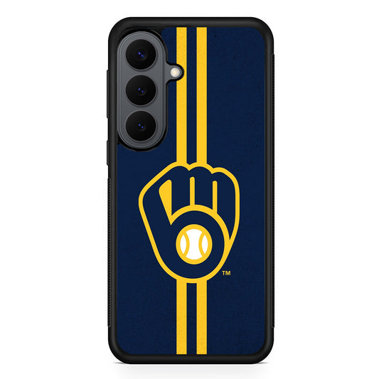 Milwaukee Brewers Logo Samsung Galaxy S26 Plus Case | Slim Rubber Case for Samsung Galaxy S26 Plus