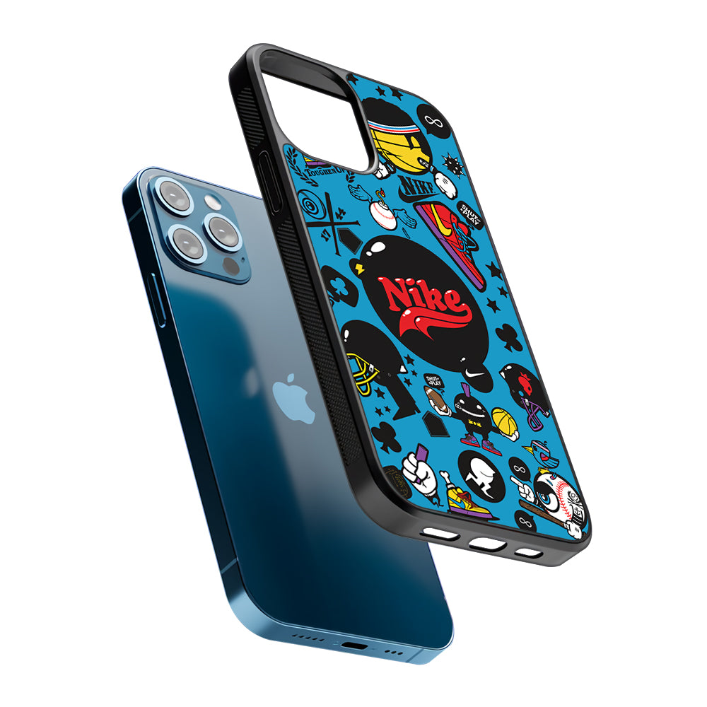 Nike Assembly of Struggle 2D Rubber Phone Case | Slim Protective Phone Case