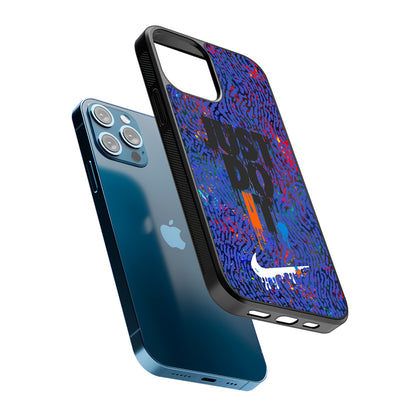 Nike Flaming Magma 2D Rubber Phone Case | Slim Protective Phone Case