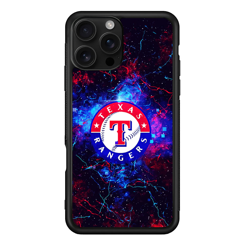 Texas Rangers Abstract iPhone 16 Pro Case | Durable Protective Case for iPhone 16 Pro