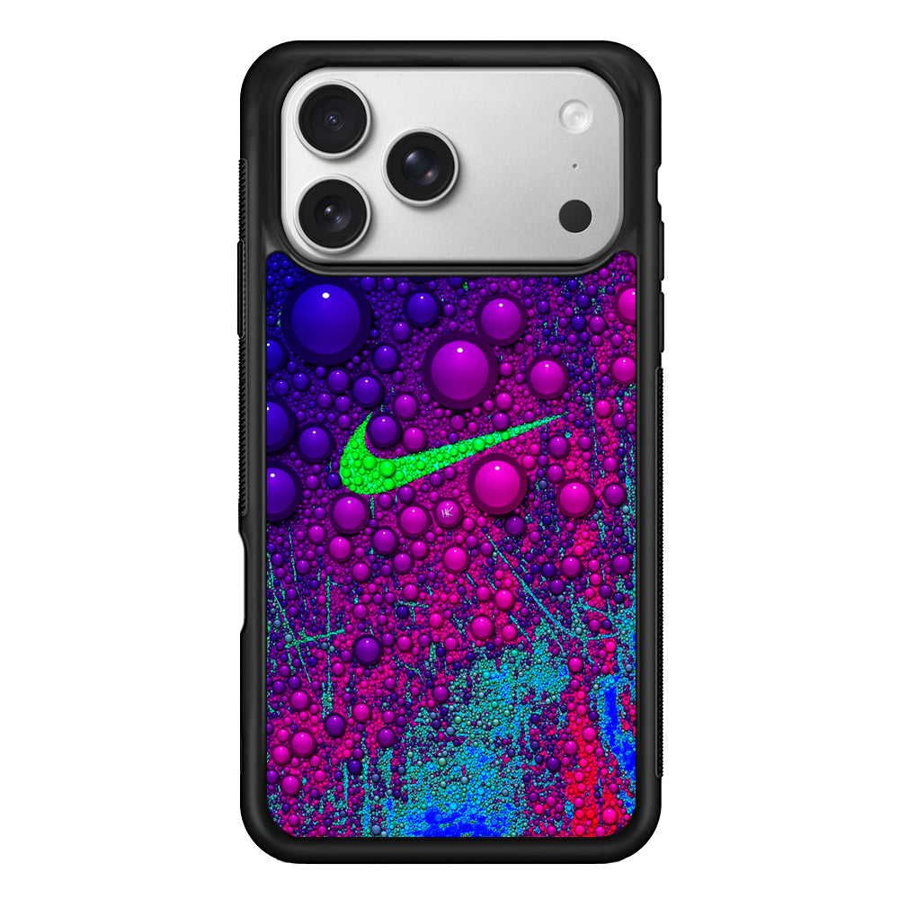 Nike Logo Color Bubbles Art iPhone 17 Pro Case | Slim Protective Case for iPhone 17 Pro