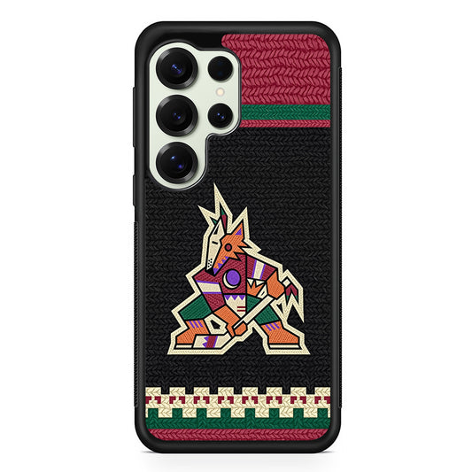 Arizona Coyotes Pattern Samsung Galaxy S25 Ultra Case | Durable Rubber Case for Samsung Galaxy S25 Ultra