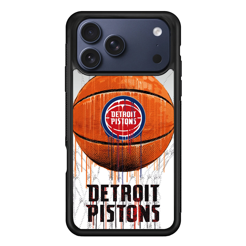 Detroit Pistons Ball iPhone 17 Pro Max Case | Slim Protective Cover for iPhone 17 Pro Max