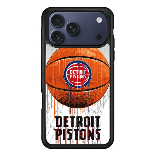 Detroit Pistons Ball iPhone 17 Pro Max Case | Slim Protective Cover for iPhone 17 Pro Max