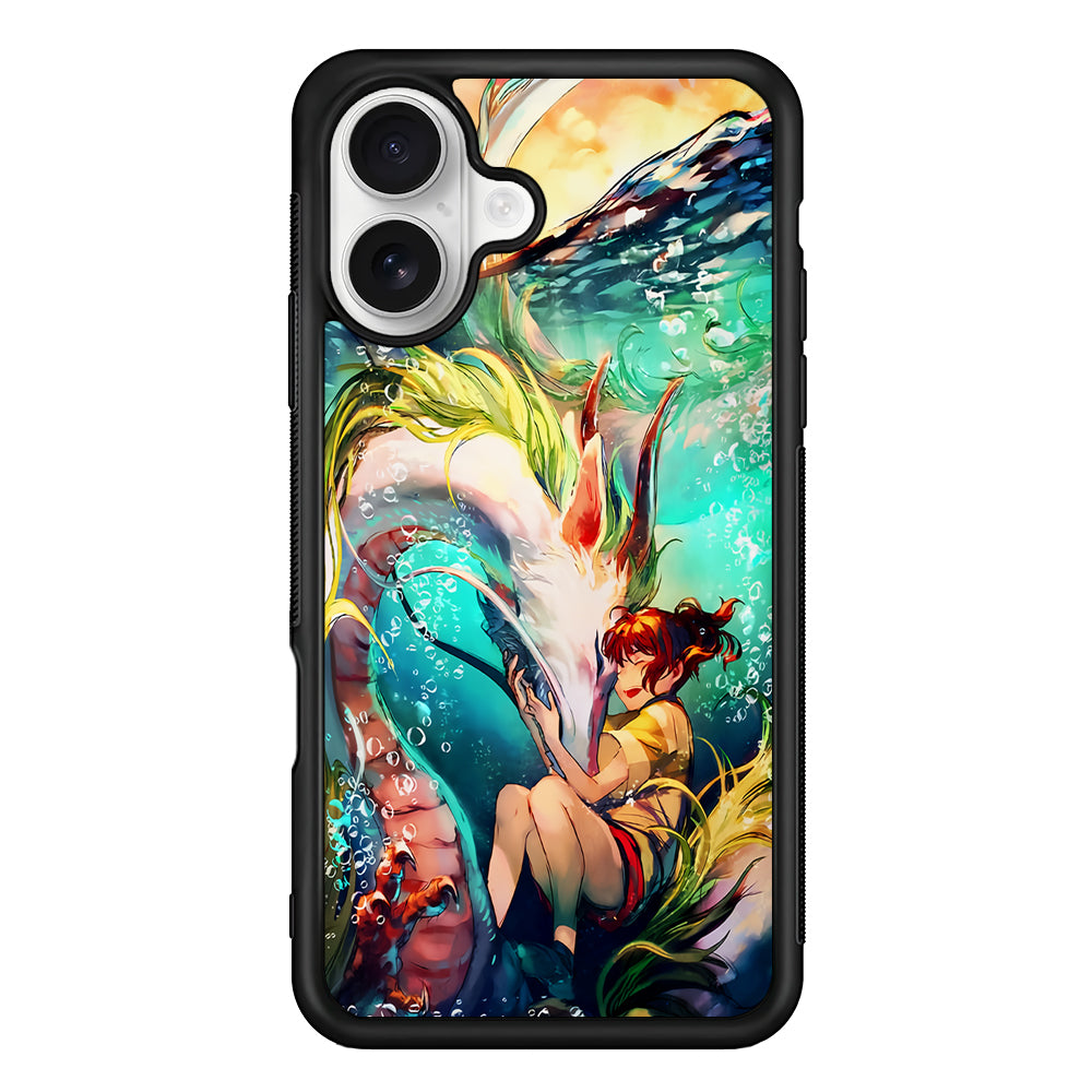 Spirited Away Studio Ghibli iPhone 16 Plus Case | Durable Protective Rubber Cover