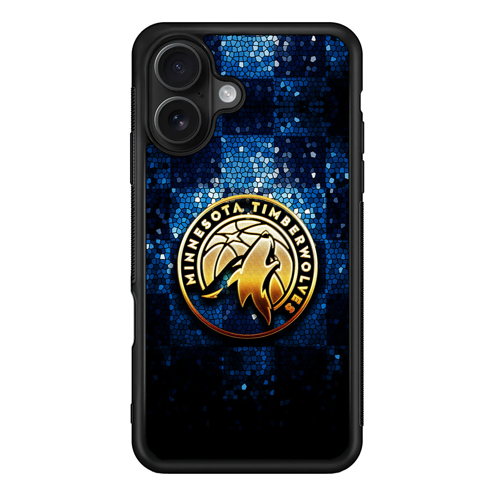Minnesota Timberwolves Gold iPhone 16 Case - Oxvistore