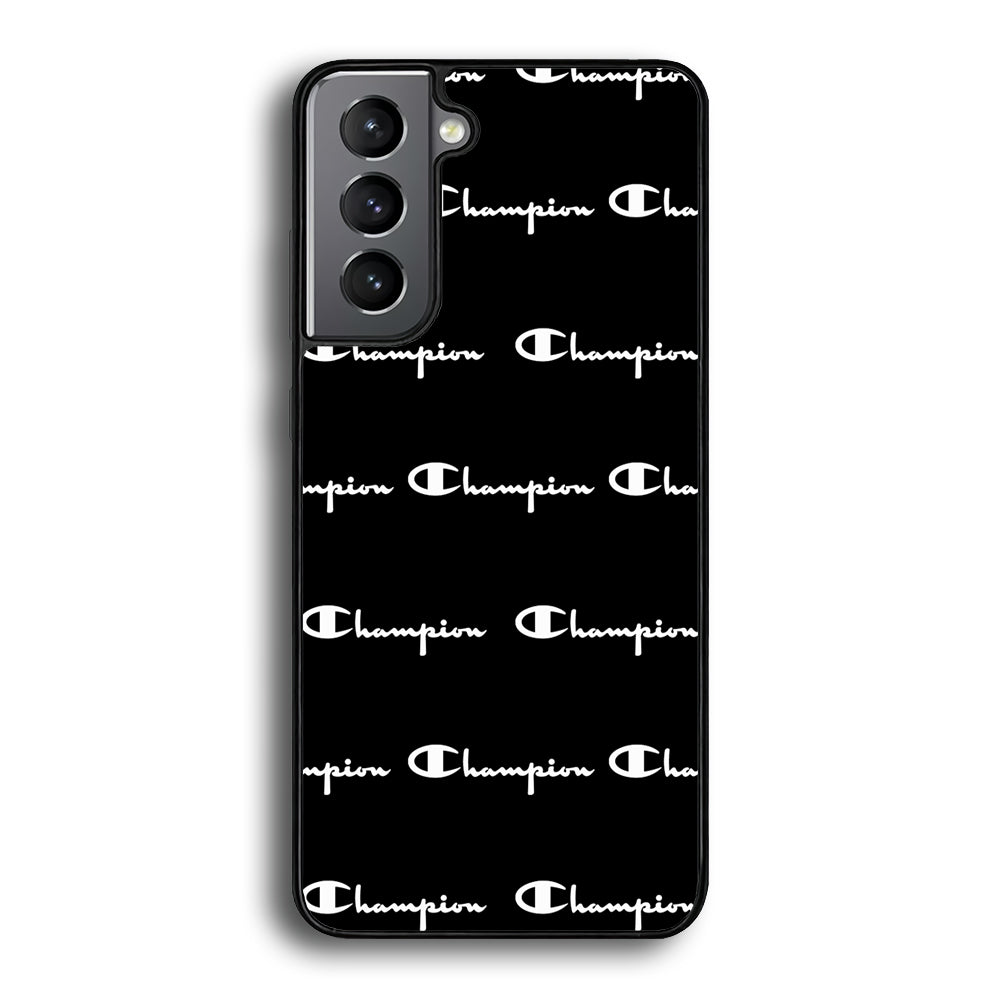 Champion Bland And White Samsung Galaxy S24 Plus Case | Slim Rubber Case for Samsung Galaxy S24 Plus