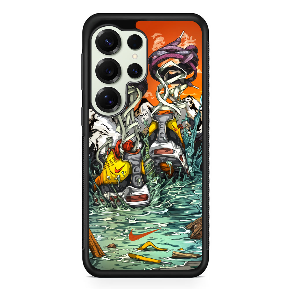 Nike Form of Art Noise Samsung Galaxy S25 Ultra Case | Durable Rubber Case for Samsung Galaxy S25 Ultra