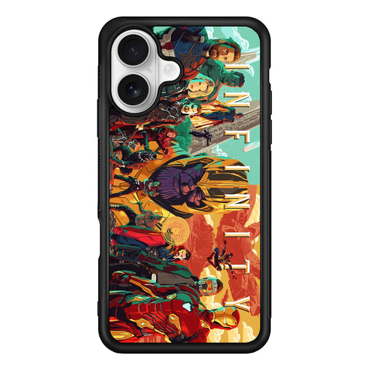 Marvel Infinity Comics Avengers iPhone 16 Plus Case | Durable Protective Rubber Cover