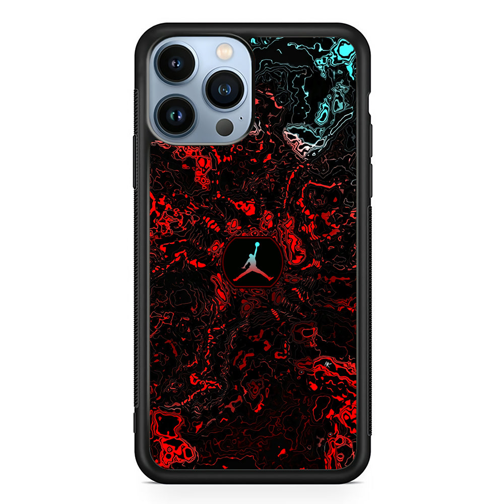 Air Jordan Mountain Contour 2D Rubber Phone Case | Slim Protective Phone Case
