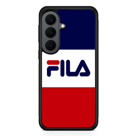 Fila Three Colors Samsung Galaxy S26 Plus Case | Slim Rubber Case for Samsung Galaxy S26 Plus