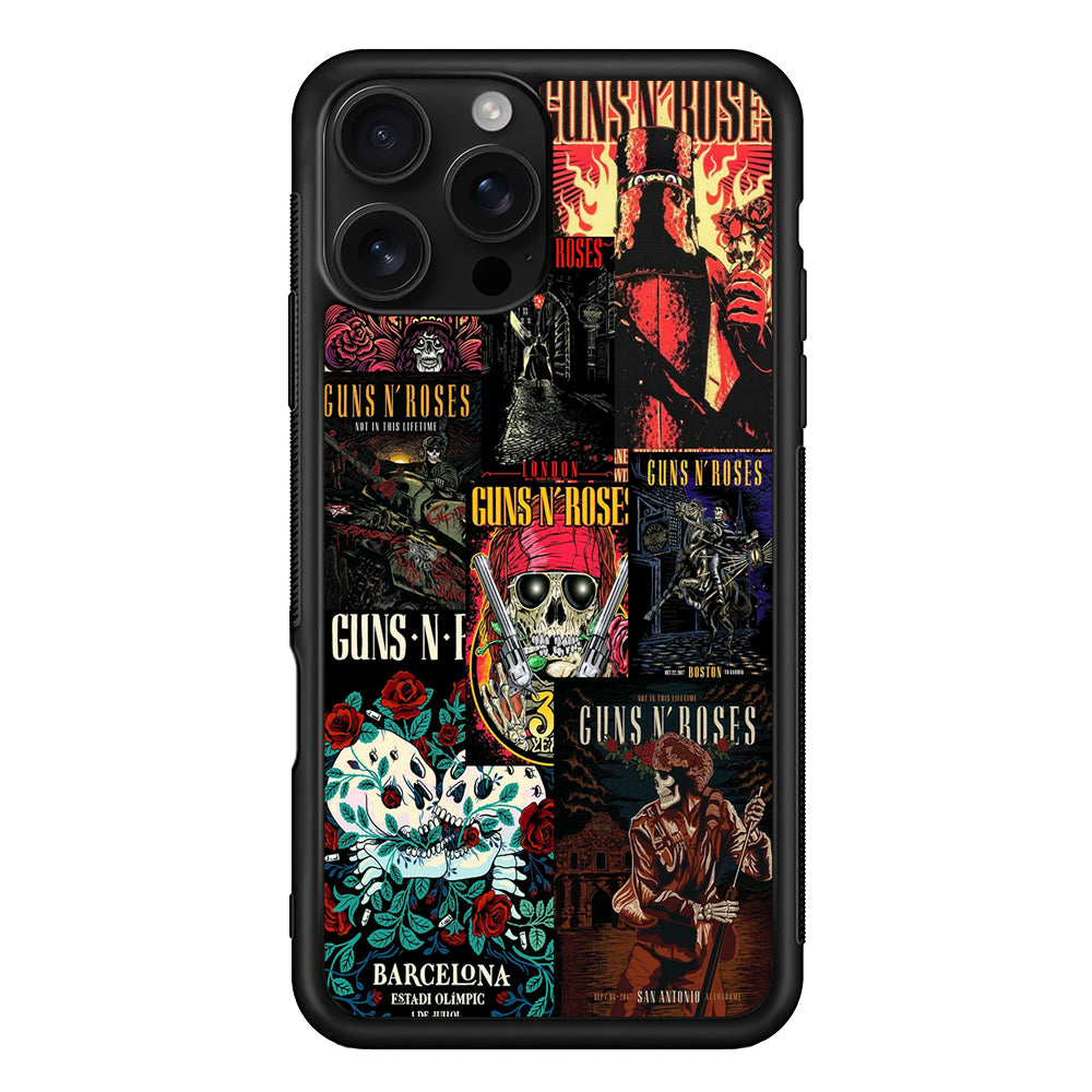 Guns N Roses Album Covers iPhone 16 Pro Case | Durable Protective Case for iPhone 16 Pro