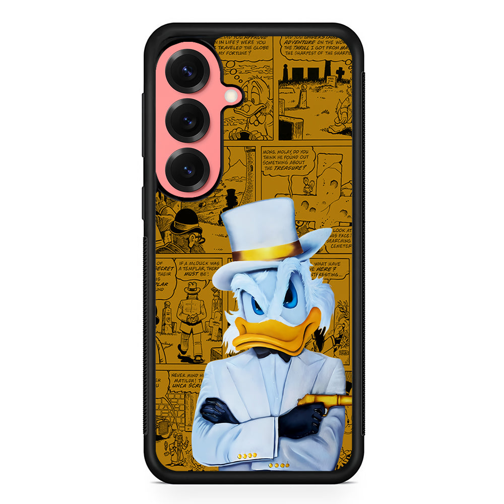 Scrooge McDuck Comic Samsung Galaxy S25 Case | Protective Case for Samsung Galaxy S25