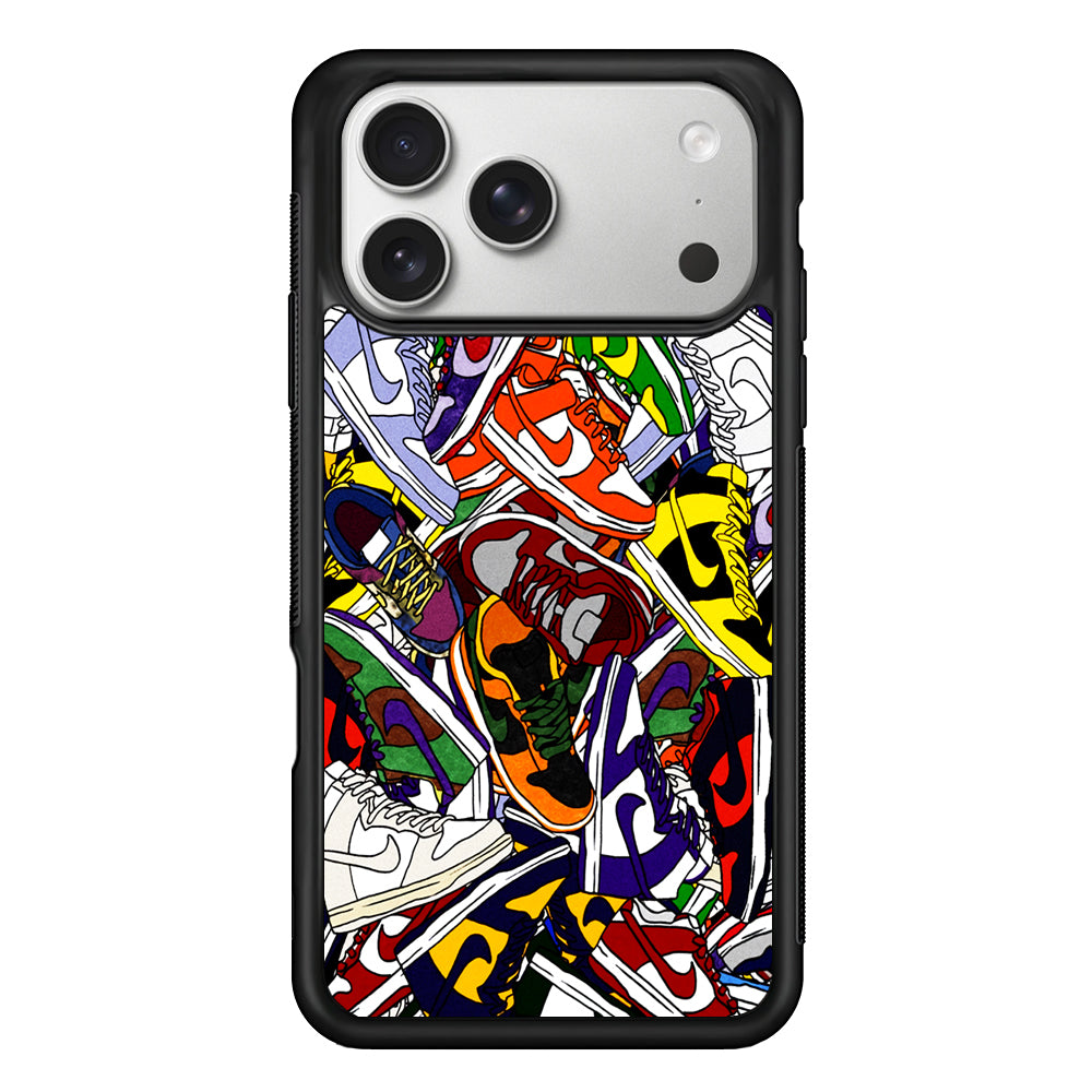 Cartoon Sneaker Nike iPhone 17 Pro Case | Slim Protective Case for iPhone 17 Pro