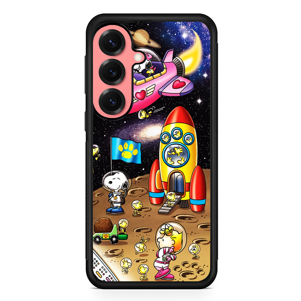 Peanuts Snoopy Space Travel Samsung Galaxy S25 Case | Protective Case for Samsung Galaxy S25