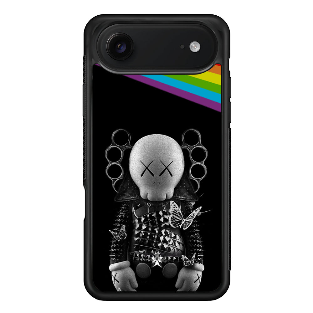 Kaws Metal Style Rainbow iPhone 17 Air Case | Slim Rubber Case for iPhone 17 Air