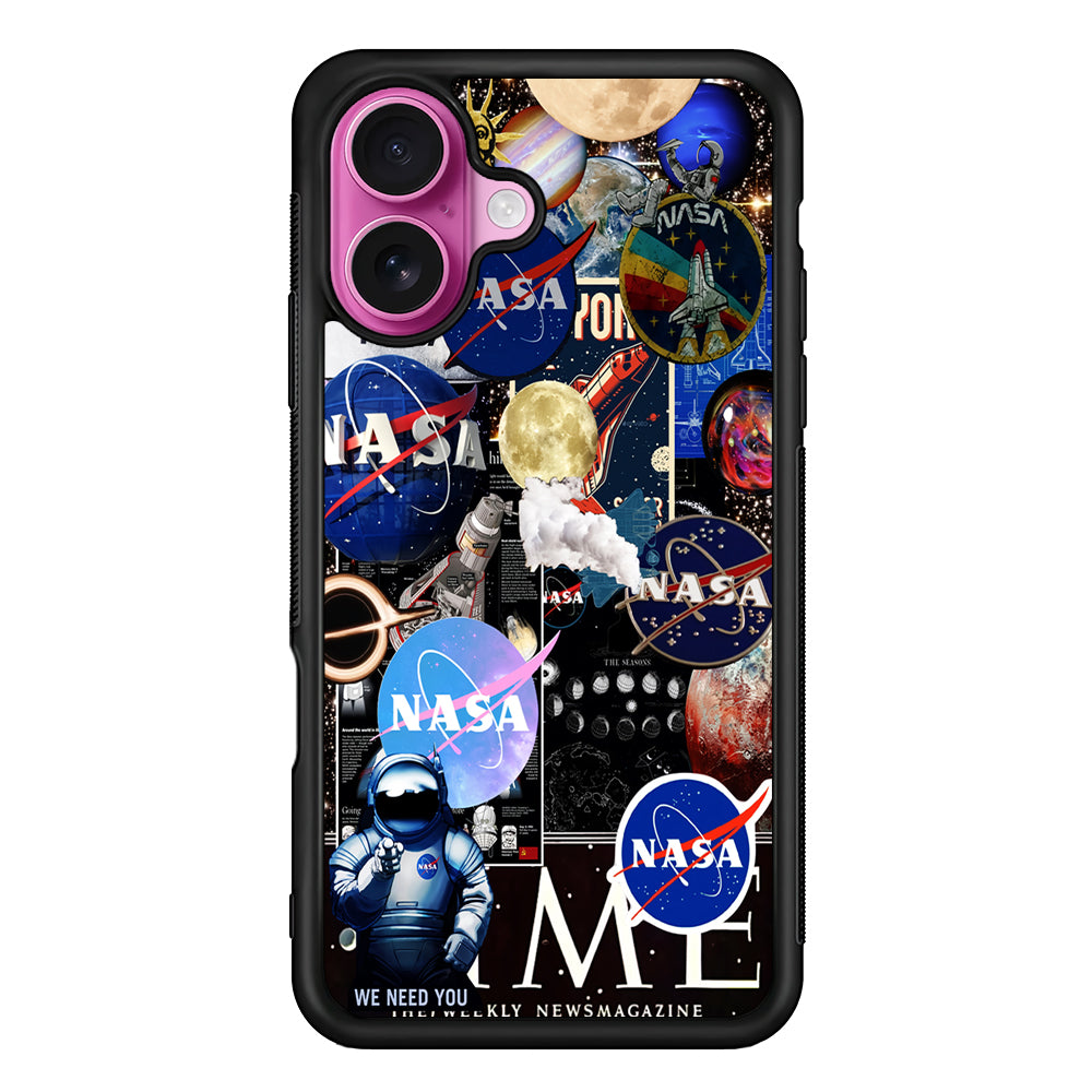 Nasa Galaxy Aesthetic iPhone 17 Case - Slim Rubber Case for iPhone 17