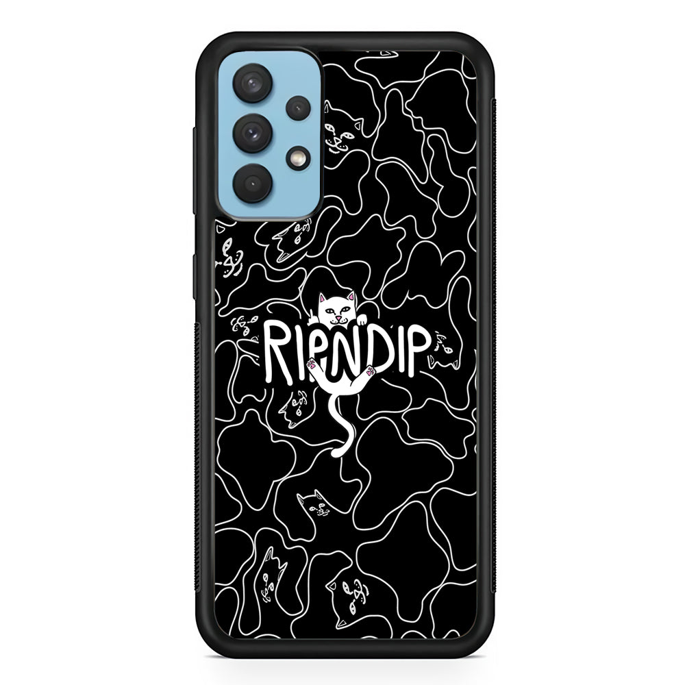 Rip N Dip Black Camo Samsung Galaxy A32 Case | Slim Rubber Case for Samsung Galaxy A32
