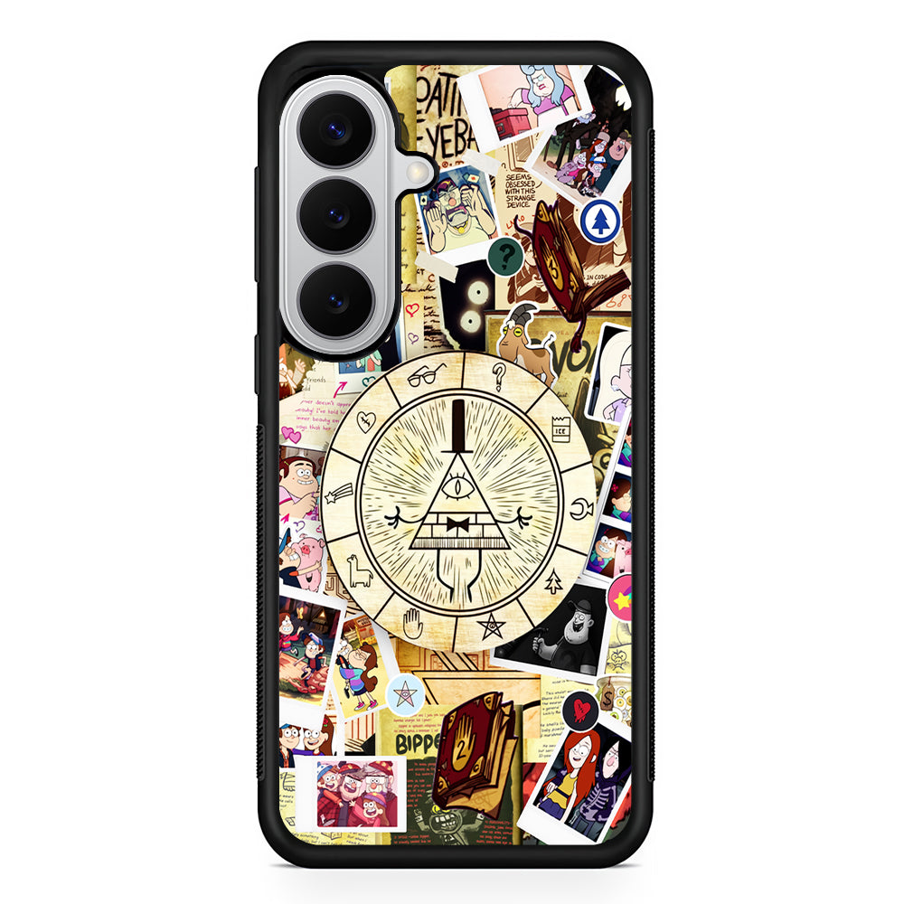 Gravity Falls Bill Cipher Wheel Samsung Galaxy S26 Case | Protective Rubber Cover