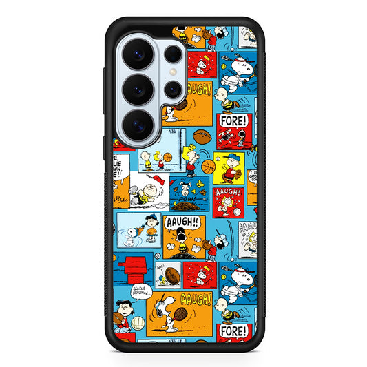 Snoopy Sport Comic Samsung Galaxy S26 Ultra Case | Protective Phone Cover