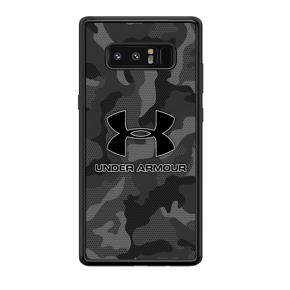 Under Armour Black Camo Samsung Galaxy Note 8 Case | Slim Rubber Case for Samsung Galaxy Note 8