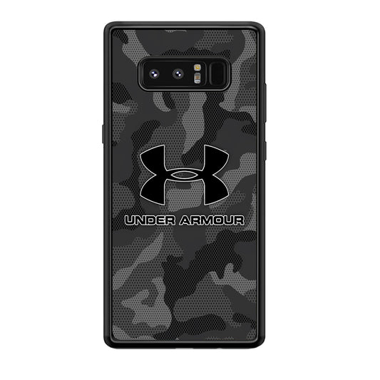 Under Armour Black Camo Samsung Galaxy Note 8 Case | Slim Rubber Case for Samsung Galaxy Note 8