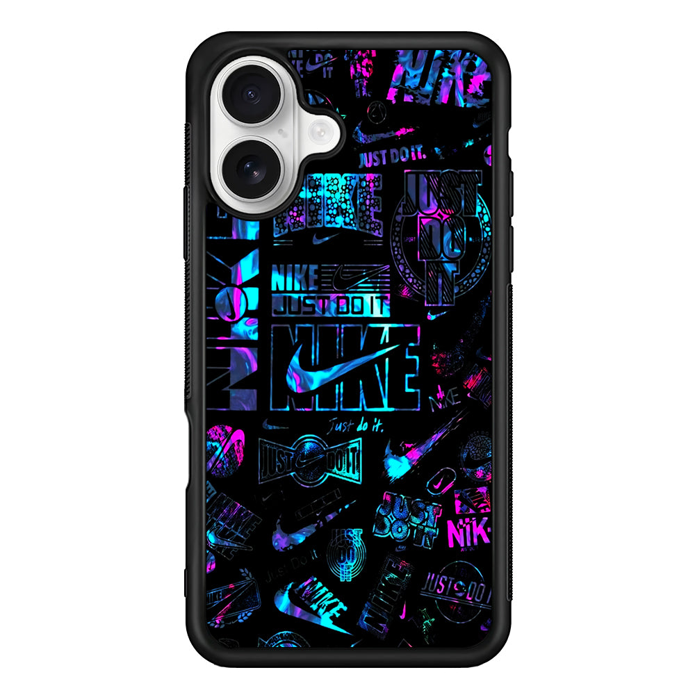 Artistic Nike Logo iPhone 16 Plus Case – Slim Fit Protective Phone Case