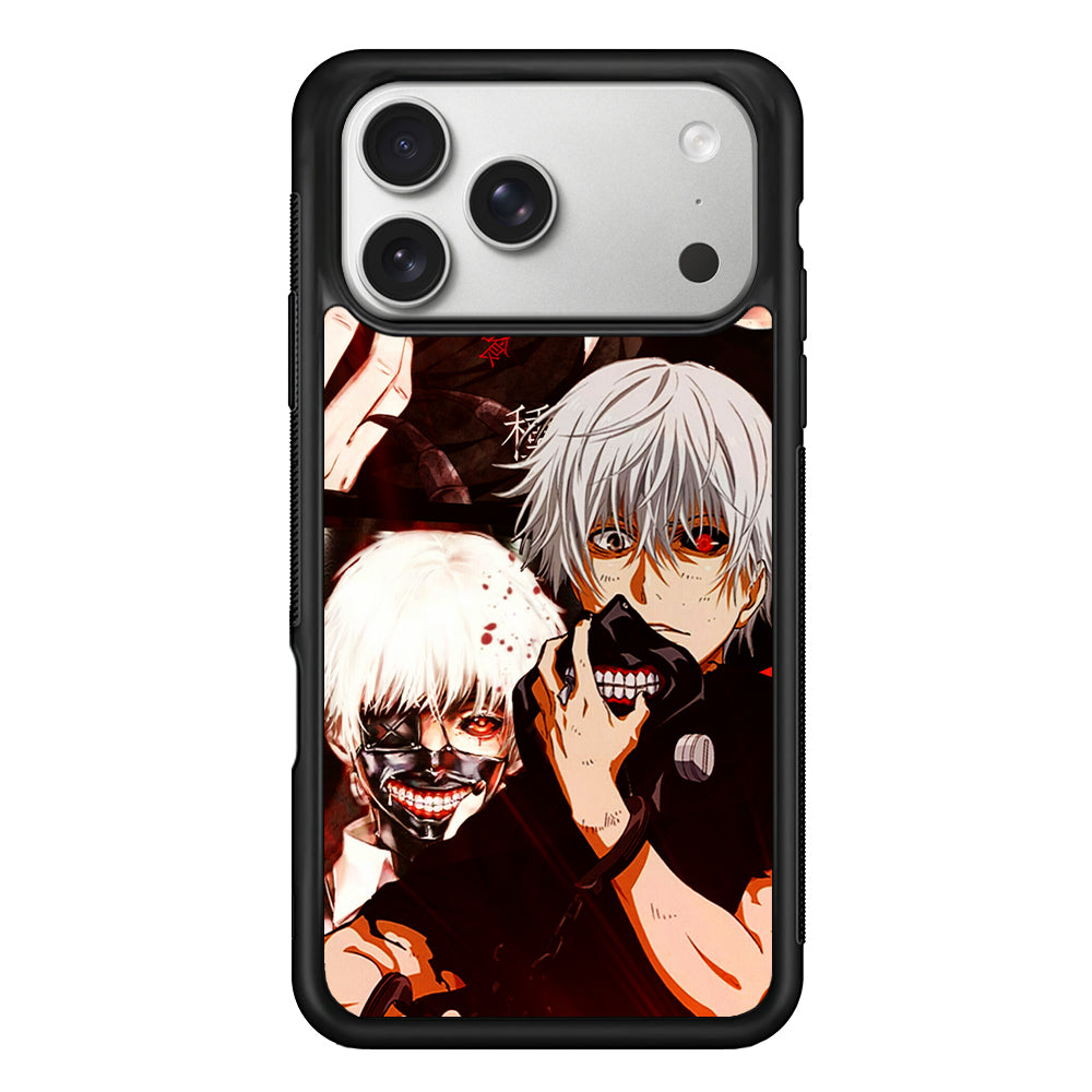 Kaneki Tokyo Ghoul Aesthetic iPhone 17 Pro Case | Slim Rubber Case for iPhone 17 Pro