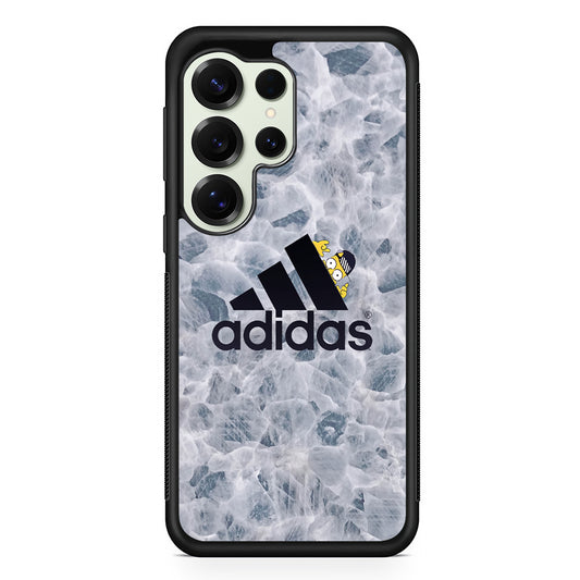 Adidas Logo with Simpson Samsung Galaxy S25 Ultra Case | Durable Rubber Case for Samsung Galaxy S25 Ultra