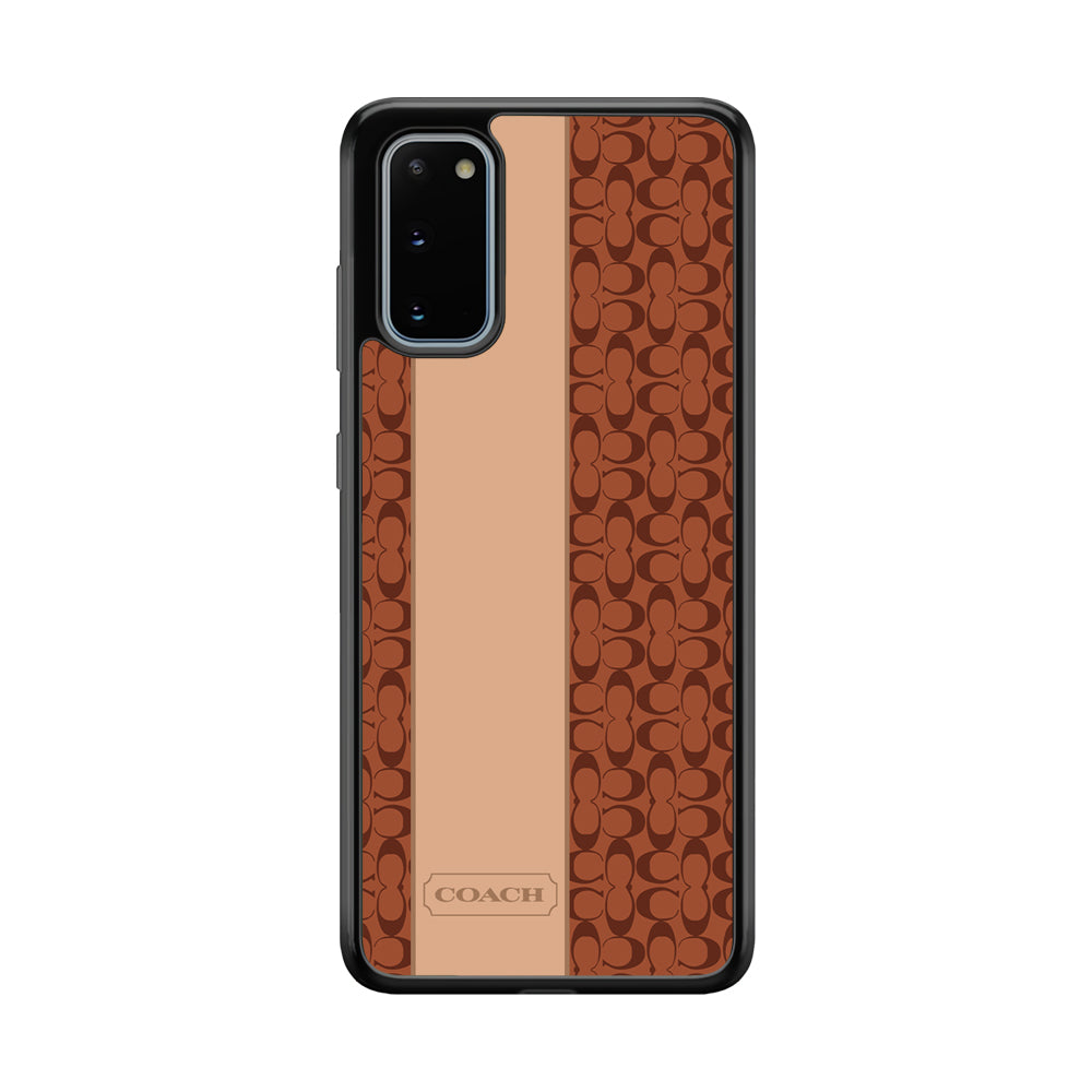 Coach Grand Line Samsung Galaxy S20 Case | Slim Rubber Case for Samsung Galaxy S20