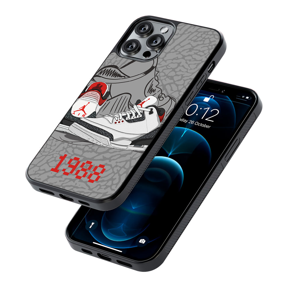 Air Jordan From The Past 2D Rubber Phone Case | Slim Protective Phone Case