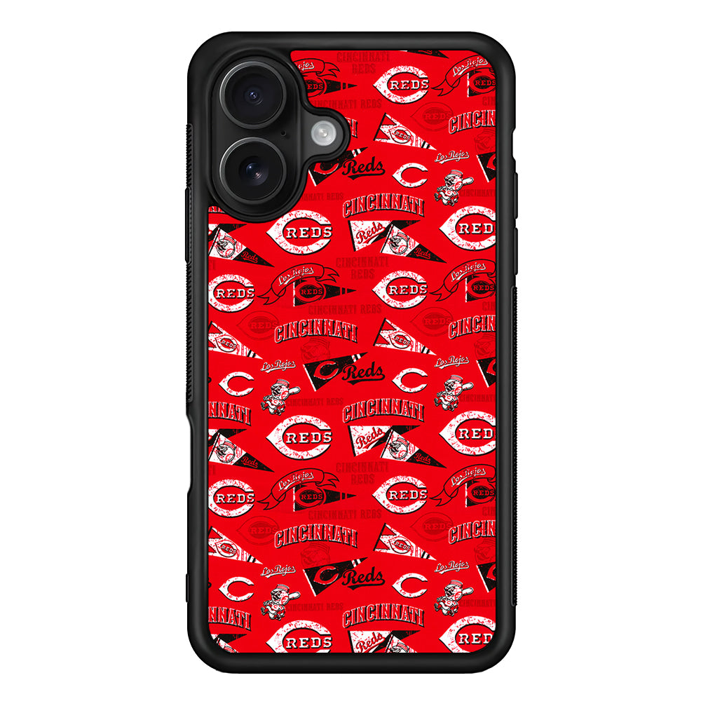 Cincinnati Reds Vintage iPhone 16 Case - Oxvistore