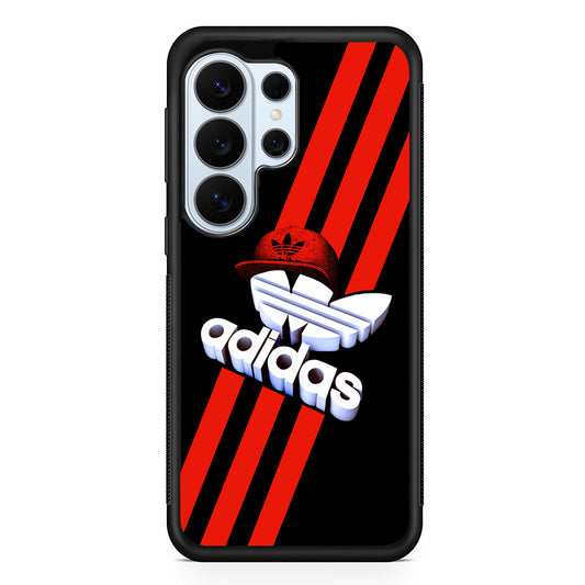 Adidas Logo Stripe Red Hat Samsung Galaxy S26 Ultra Case | Protective Phone Cover