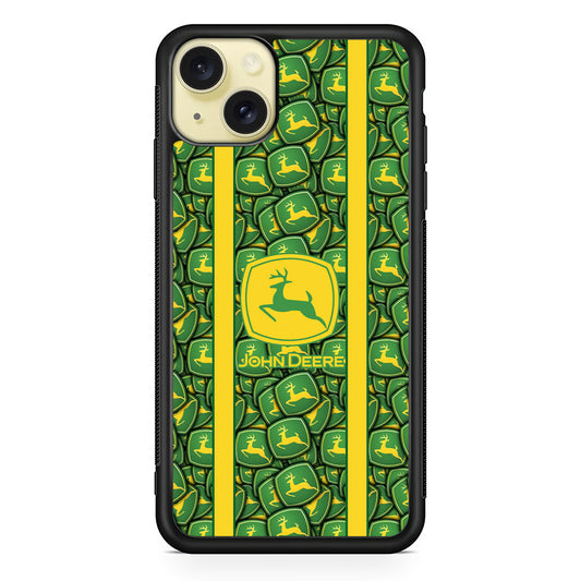 John Deere Emblem Dump iPhone 15 Plus Case | Slim Rubber Case for iPhone 15 Plus