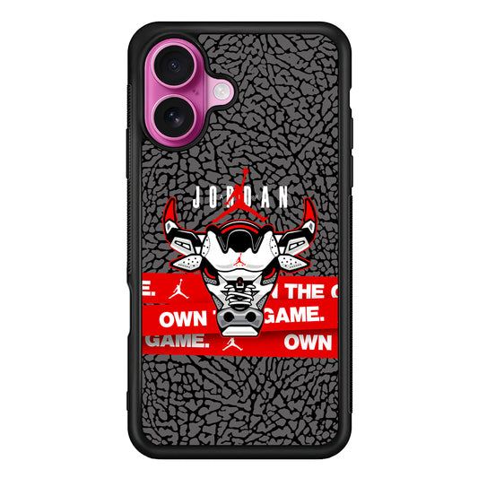 Air Jordan The Bull Head iPhone 17 Case - Slim Rubber Case for iPhone 17