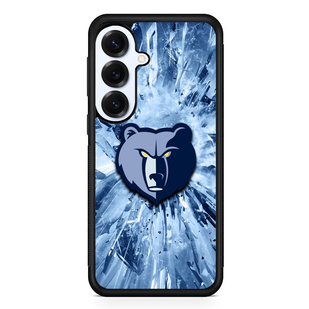 Memphis Grizzlies Crystal Samsung Galaxy S25 Plus Case | Slim Rubber Cover for Samsung Galaxy S25 Plus