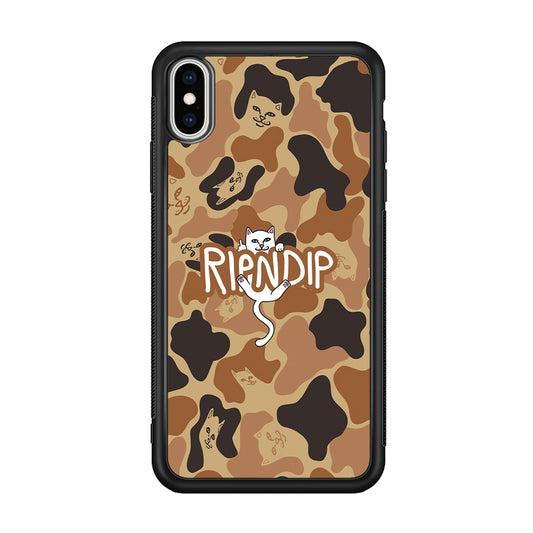 Rip N Dip Brown Camo iPhone Xs Max Case | Slim Rubber Case for iPhone Xs Max